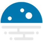 Green double quotation mark icon, stylized and facing downward